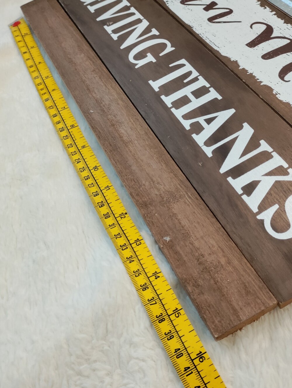 Fall Wood Sign Harvest Rustic - Picture 9 of 11